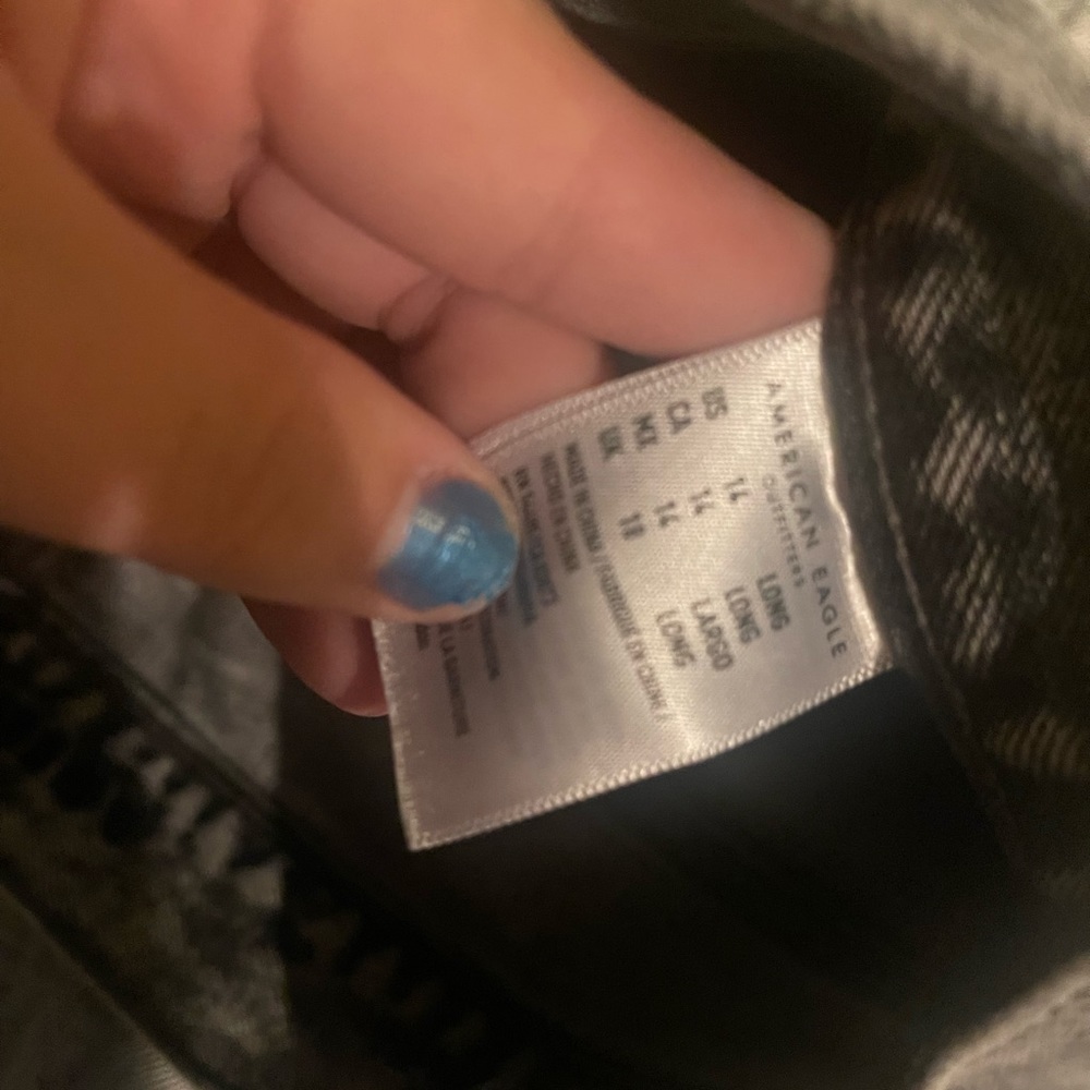 American eagle mom jeans!! Size 14 long